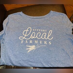 Light Blue Maurices “Support Local Farmers”